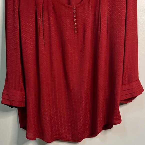 Soft Surroundings Margate Top In Sun-Dried Tomato Size M - Picture 4 of 5